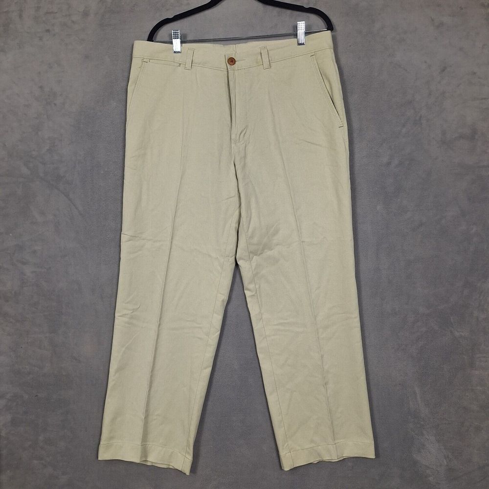 Tommy Bahama Pants Mens 35x30 (35x28) Cotton Tencel Stretch Beige
